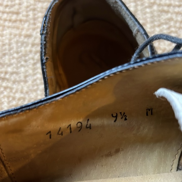 Black/White Spectator Oxfords - Picture 7 of 8